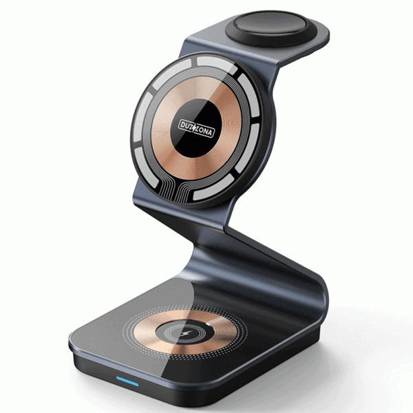 Duzzona W15 Transparent 3-in-1 Magnetic Wireless Charger