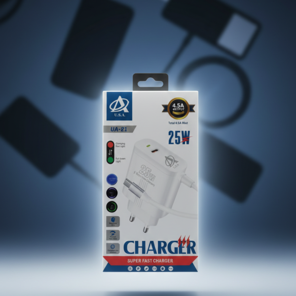 USA Mobile Store UA-21 25W Super Fast Charger