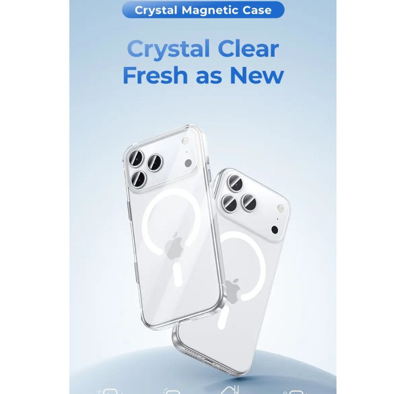 iPhone 17 Pro Max Benks Crystal Magnetic Case